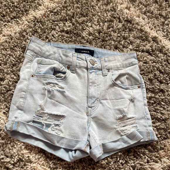 Aeropostale Pants - Aero High Rise Midi Jean Shorts
